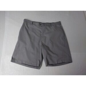Donald Ross Shorts men's 40 gray plaid  Golf Outdoor